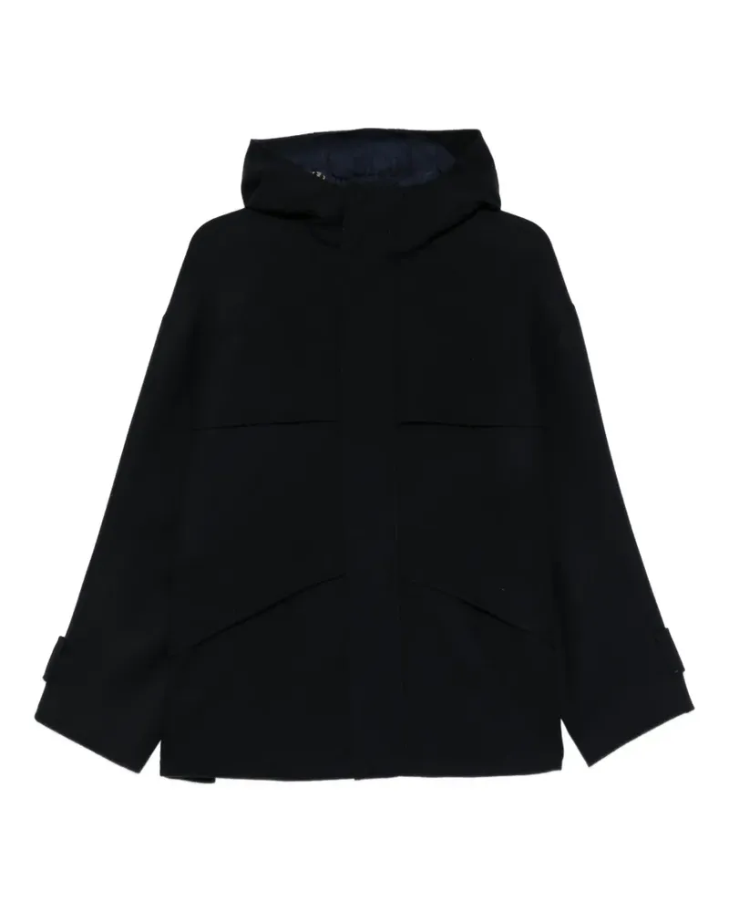 Carven Jacke mit Kapuze - Blau Blau