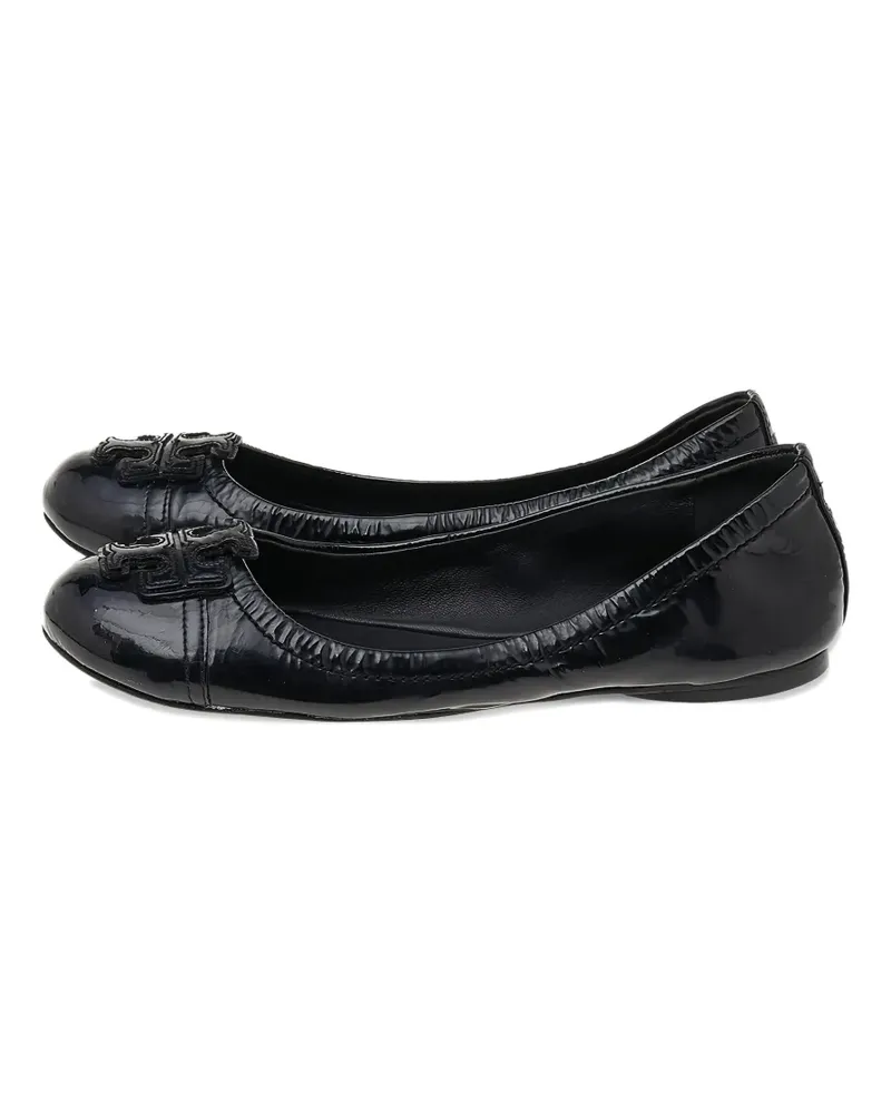 Tory Burch patent-leather ballet flats - Schwarz Schwarz