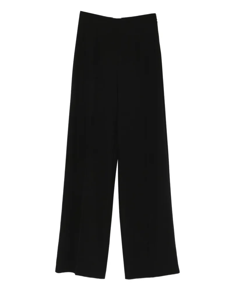 Patrizia Pepe high-waist straight-leg trousers - Schwarz Schwarz