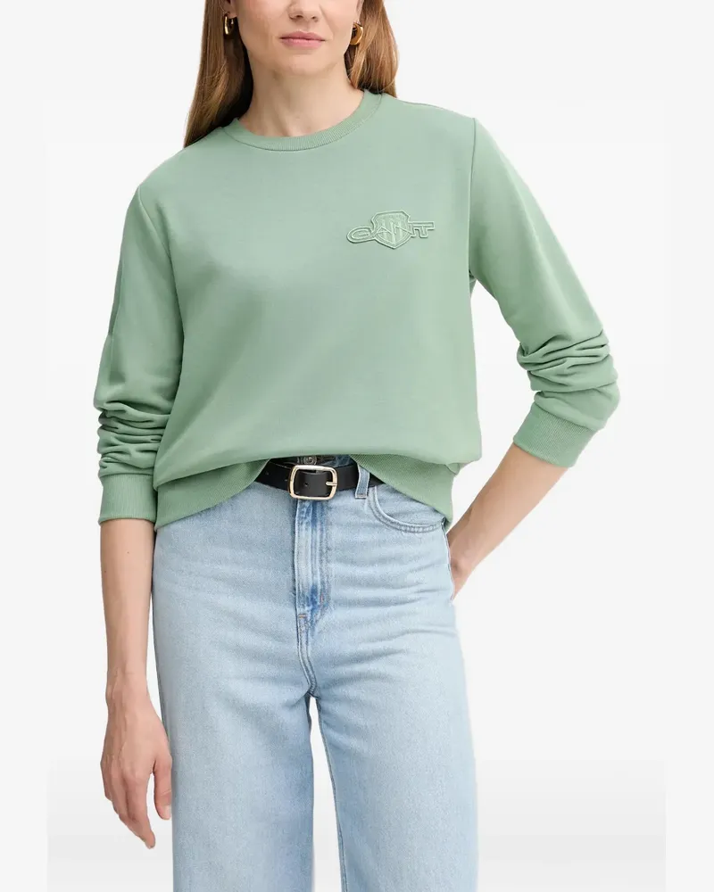 Gant embroidered sweatshirt - Grün Grün
