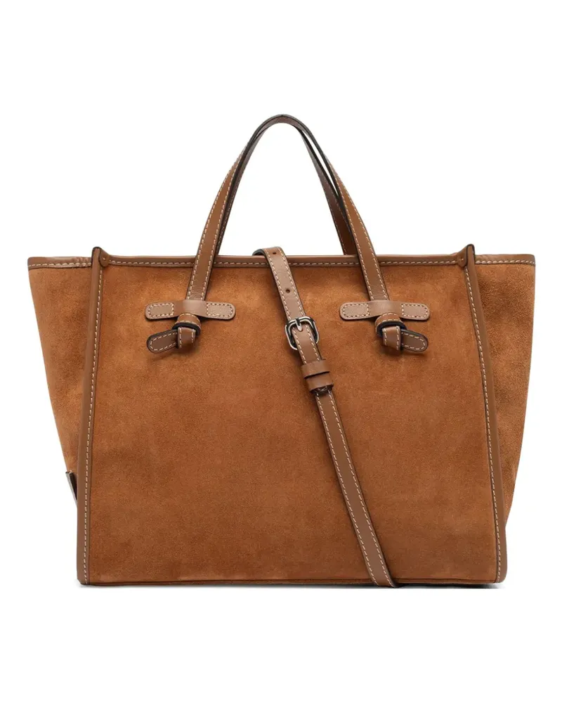 Gianni Chiarini Miss Marcella 32 suede tote bag - Braun Braun