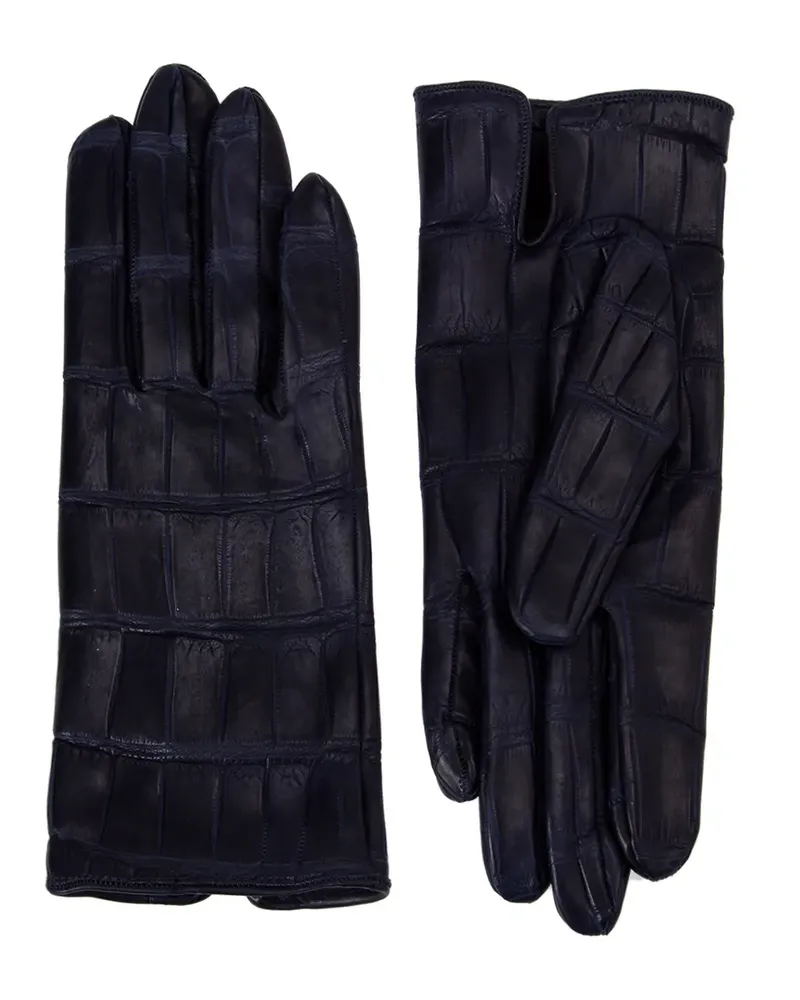 L'Eclaireur Handschuhe mit Schlitz - Blau Blau
