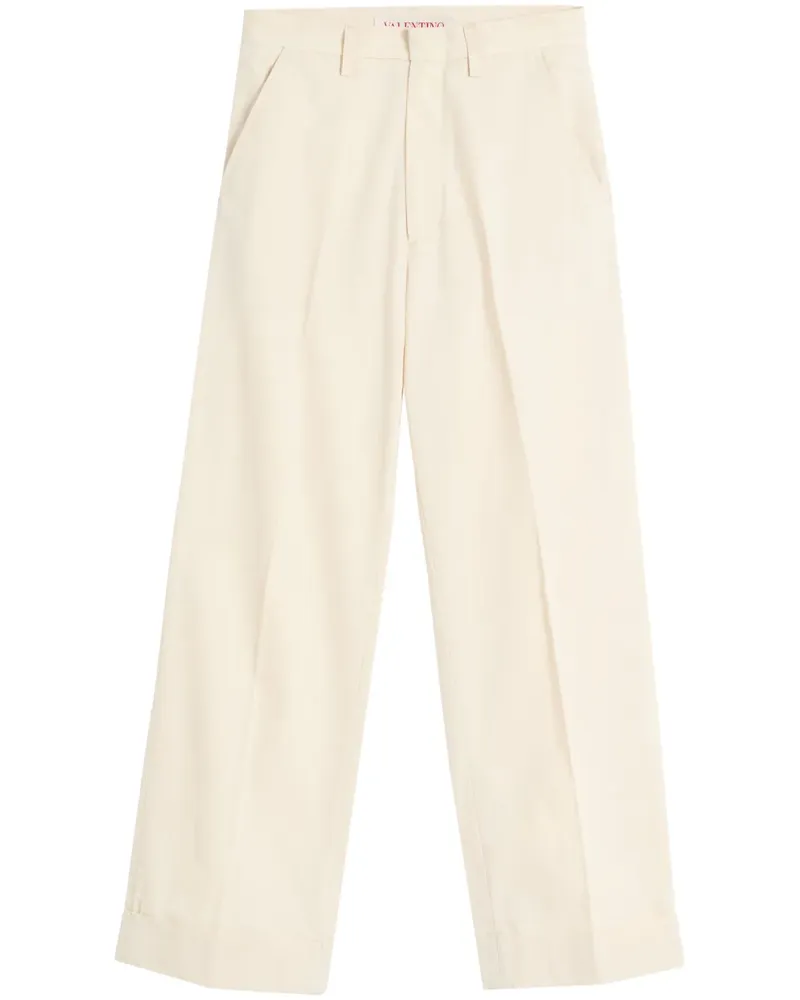 Valentino Garavani Jeans mit Umschlag - Nude Nude