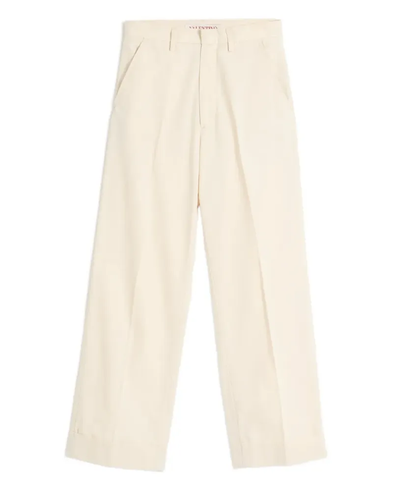 Valentino Garavani Jeans mit Umschlag - Nude Nude