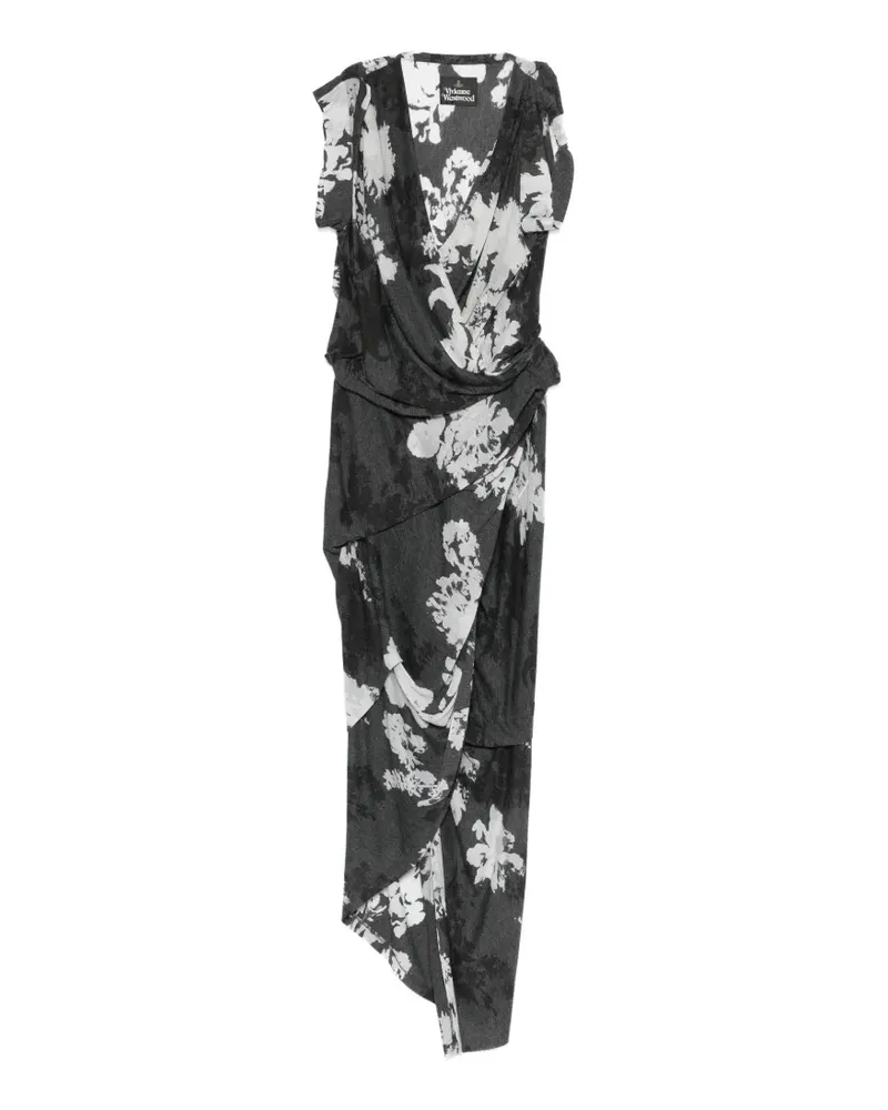 Vivienne Westwood River floral-print dress - Schwarz Schwarz