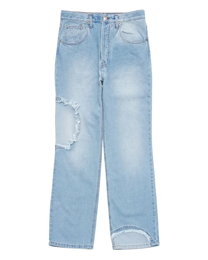 Edward Cuming Window straight-leg jeans - Blau Blau