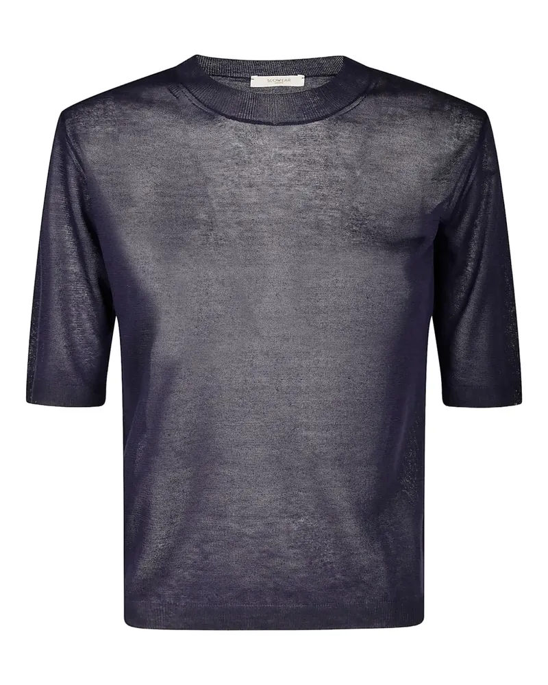 Zanone T-Shirt mit rundem Ausschnitt - Blau Blau