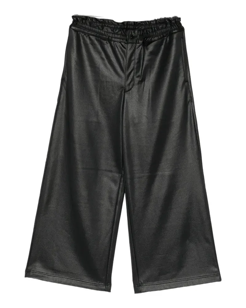 Comme des Garçons back gloss finish pants - Schwarz Schwarz