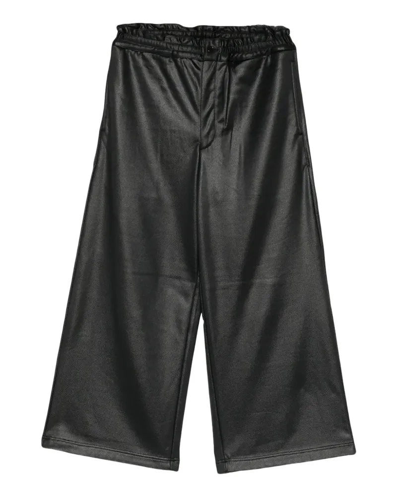 Comme des Garçons Hose mit Glanzoptik - Schwarz Schwarz