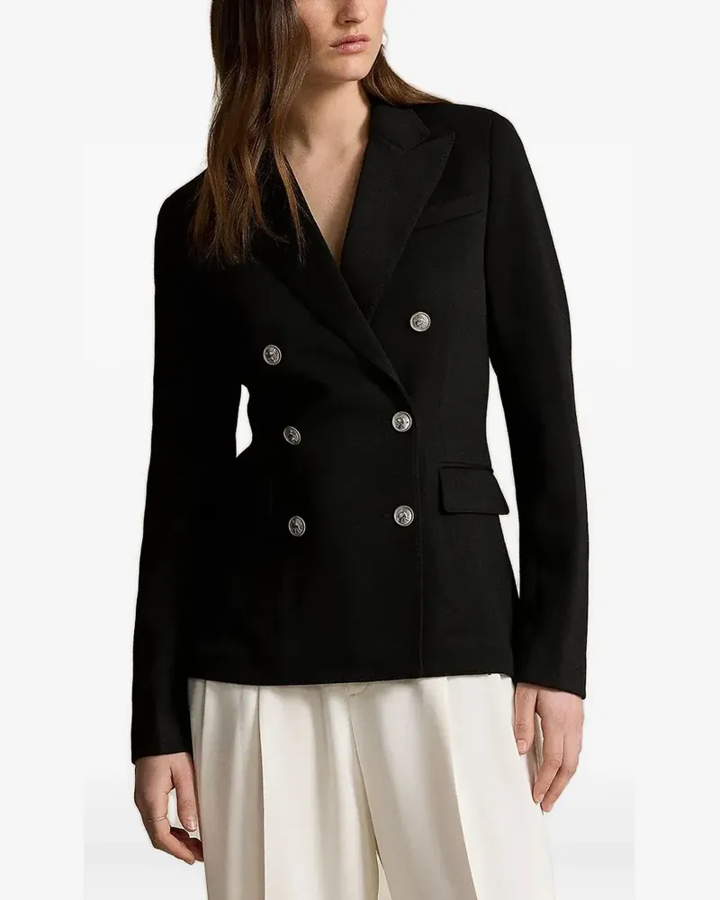 Ralph Lauren Doppelreihiges Sakko - Schwarz Schwarz