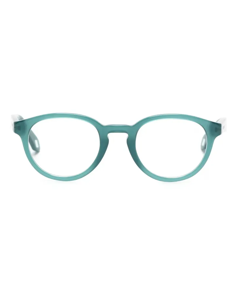 Giorgio Armani Gravierte Brille mit ovalem Gestell - Grün Grün