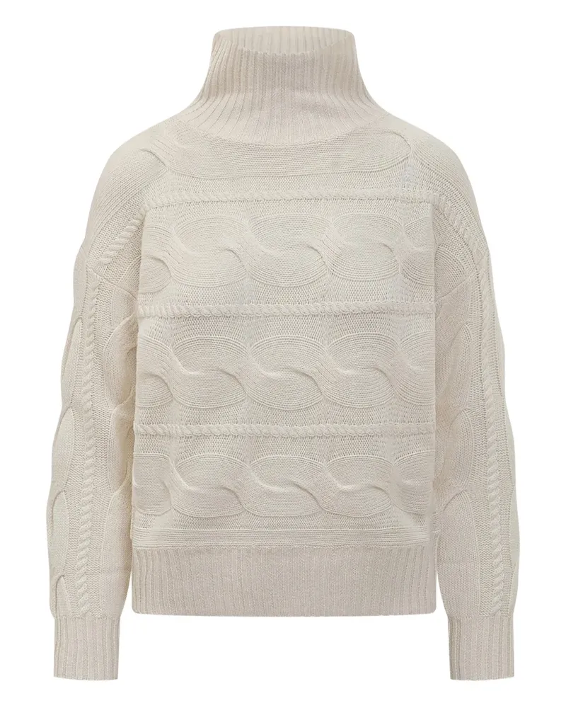 Max Mara Pullover mit Rollkragen - Nude Nude