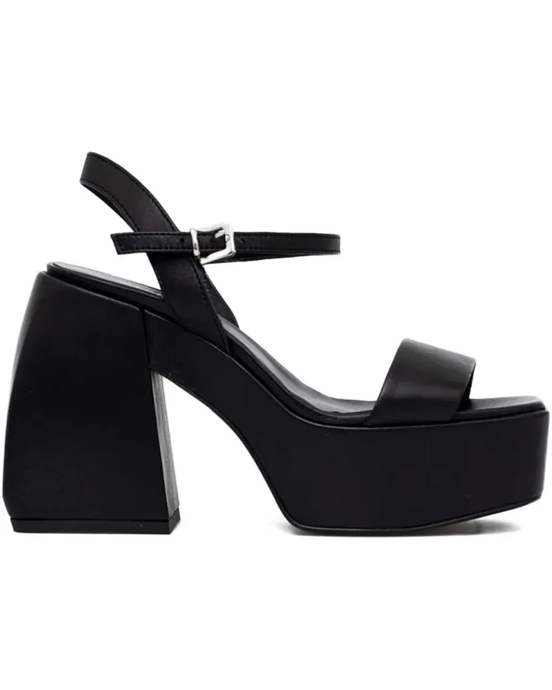 Pinko Plateau-Sandalen mit Absatz 120mm - Schwarz Schwarz