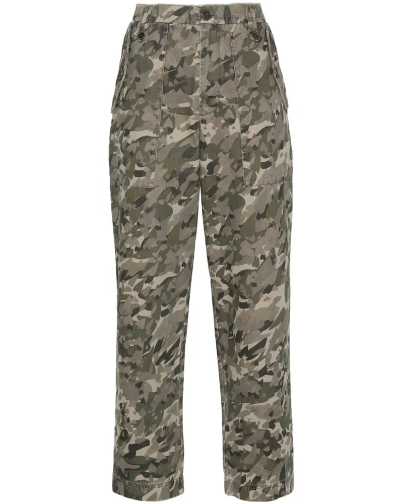 Zadig & Voltaire Hose mit Camouflage-Print Grün