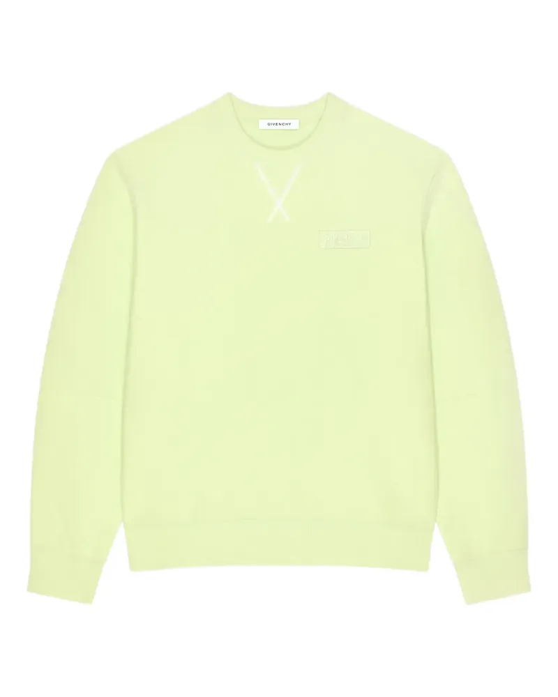 Givenchy Couture Seam Sweatshirt aus Fleece mit  Paris - Grün Grün
