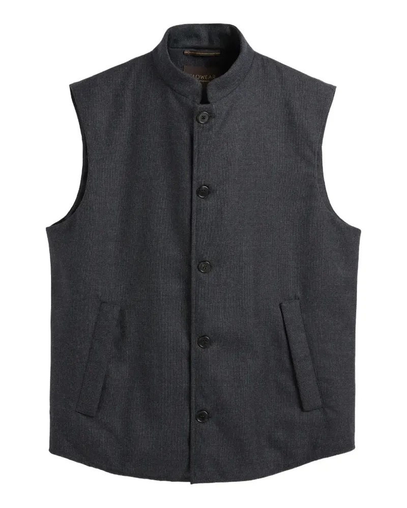 Slowear Wattierte Montedoro Wollweste - Grau Grau