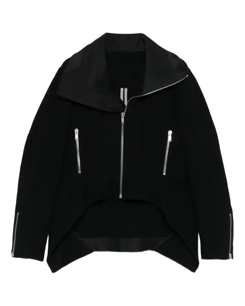Rick Owens Jacke mit Reißverschluss - Schwarz Schwarz