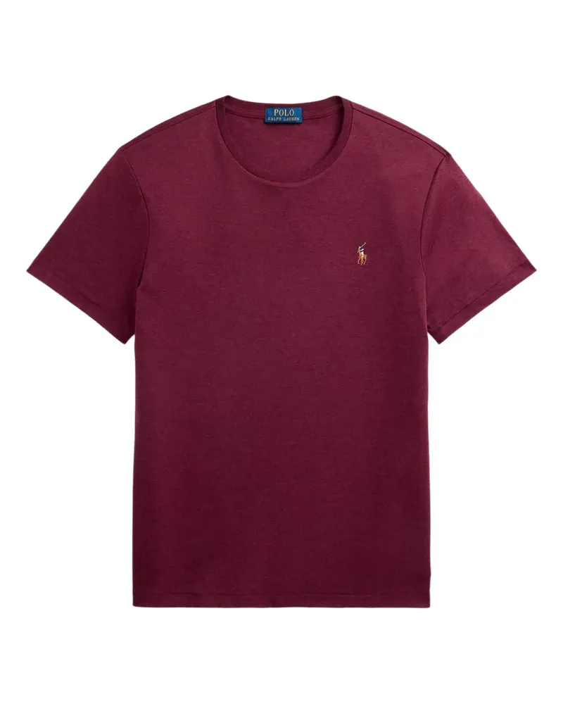 Ralph Lauren T-Shirt mit Polo Pony-Stickerei - Rot Rot
