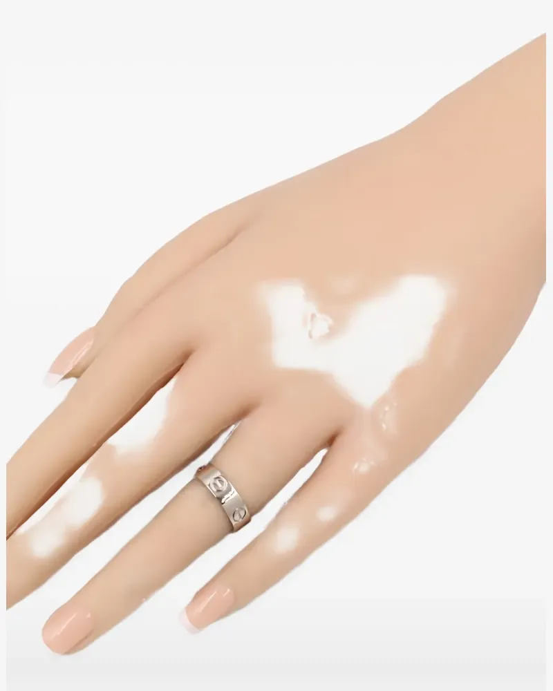 Cartier 2010s Love crew motif ring - Silber Silber