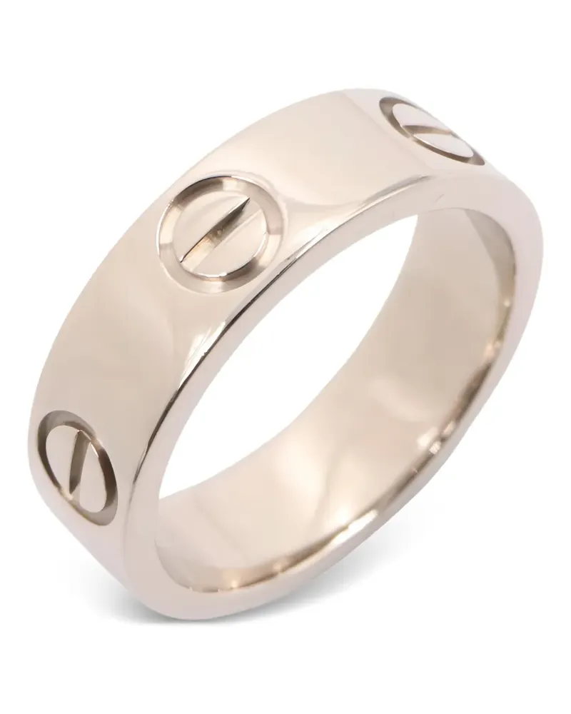Cartier 2010s Love crew motif ring - Silber Silber