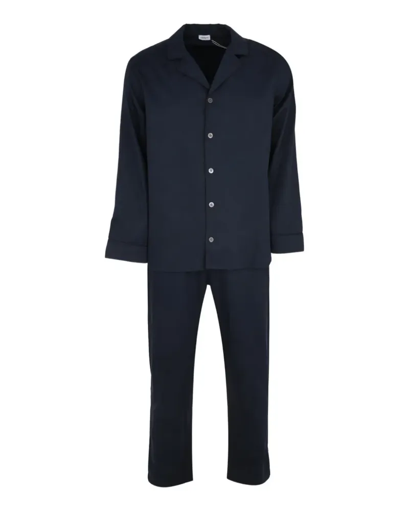 Zimmerli Pyjama aus Paisley-Jacquard - Blau Blau