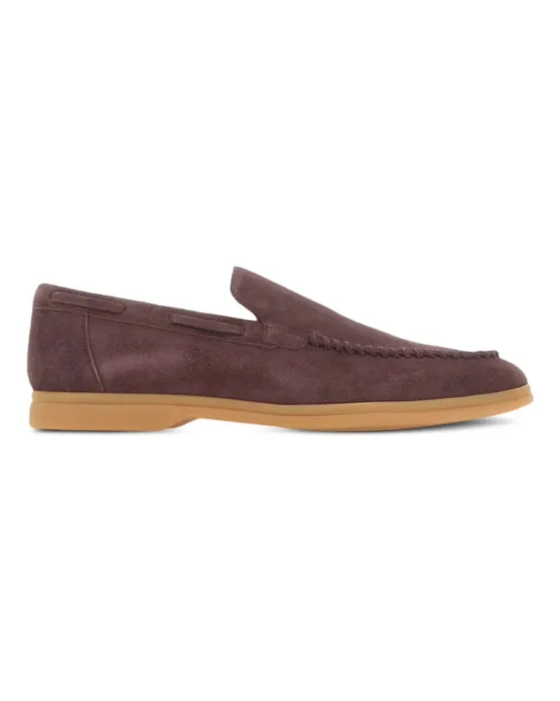 Eleventy Loafer aus Wildleder - Braun Braun