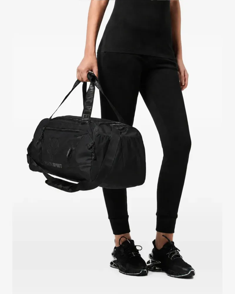 Philipp Plein Tiger-motif duffle bag - Schwarz Schwarz