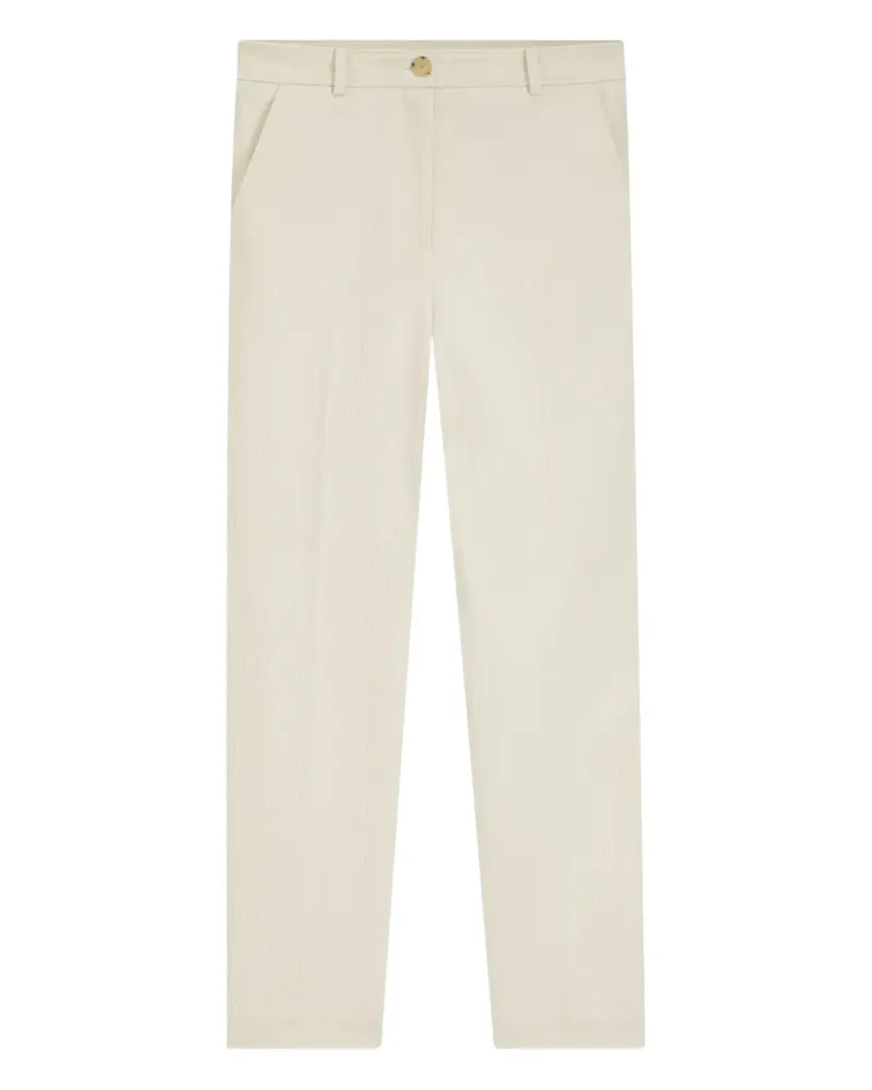 HUGO BOSS Gerippte Hose - Nude Nude
