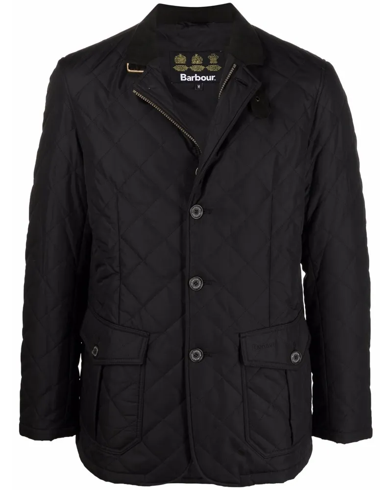 Barbour Gesteppte Lutz Jacke Schwarz