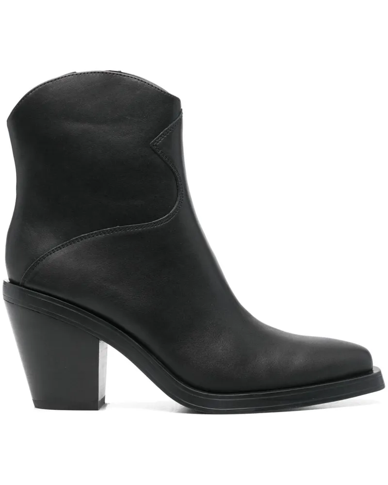 ash Judy Stiefel 80mm - Schwarz Schwarz