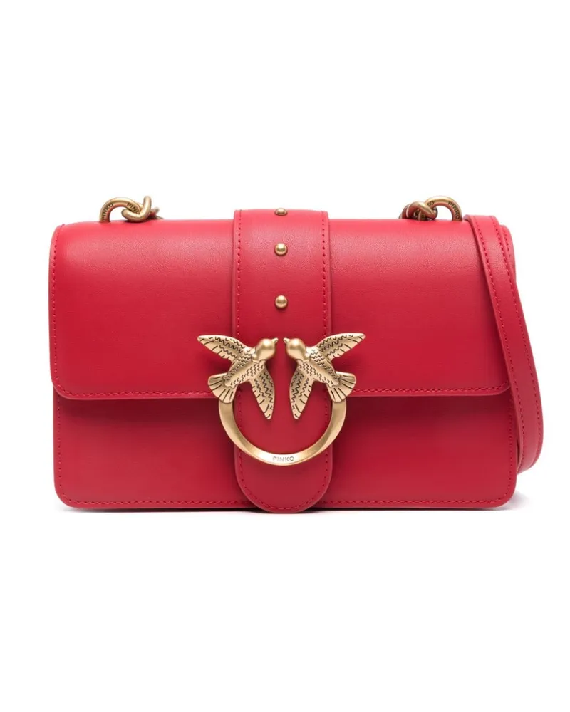 Pinko Gesteppte Love One Umhängetasche - Rot Rot