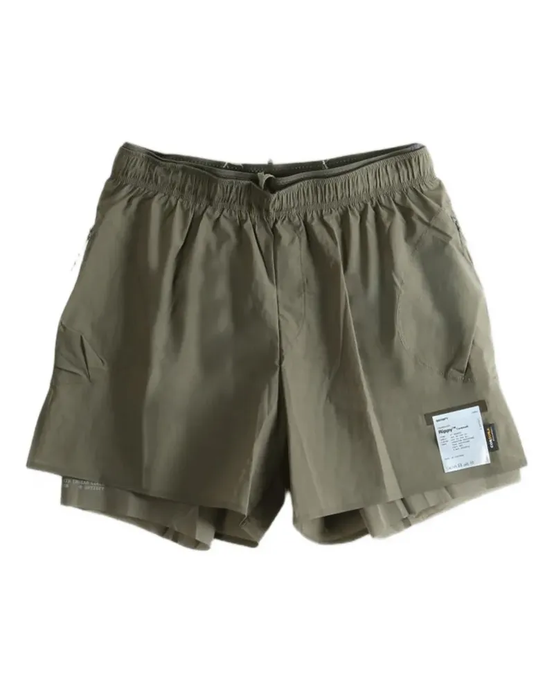 Satisfy Rippy™ 5" layered trail shorts - Grün Grün
