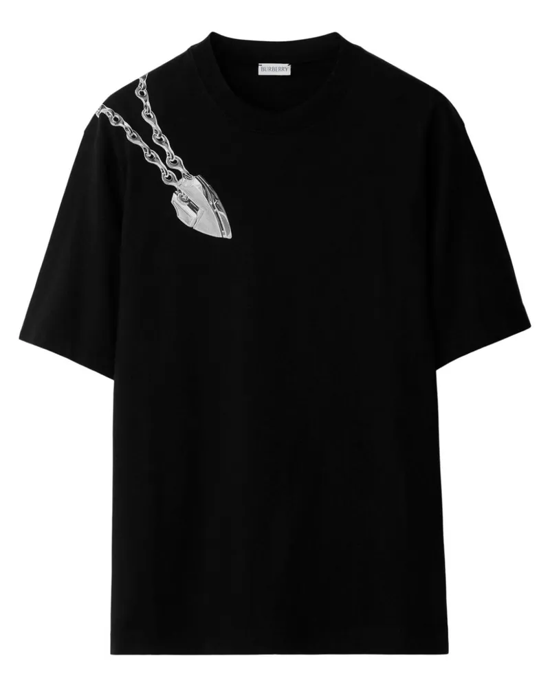 Burberry Shield T-Shirt - Schwarz Schwarz