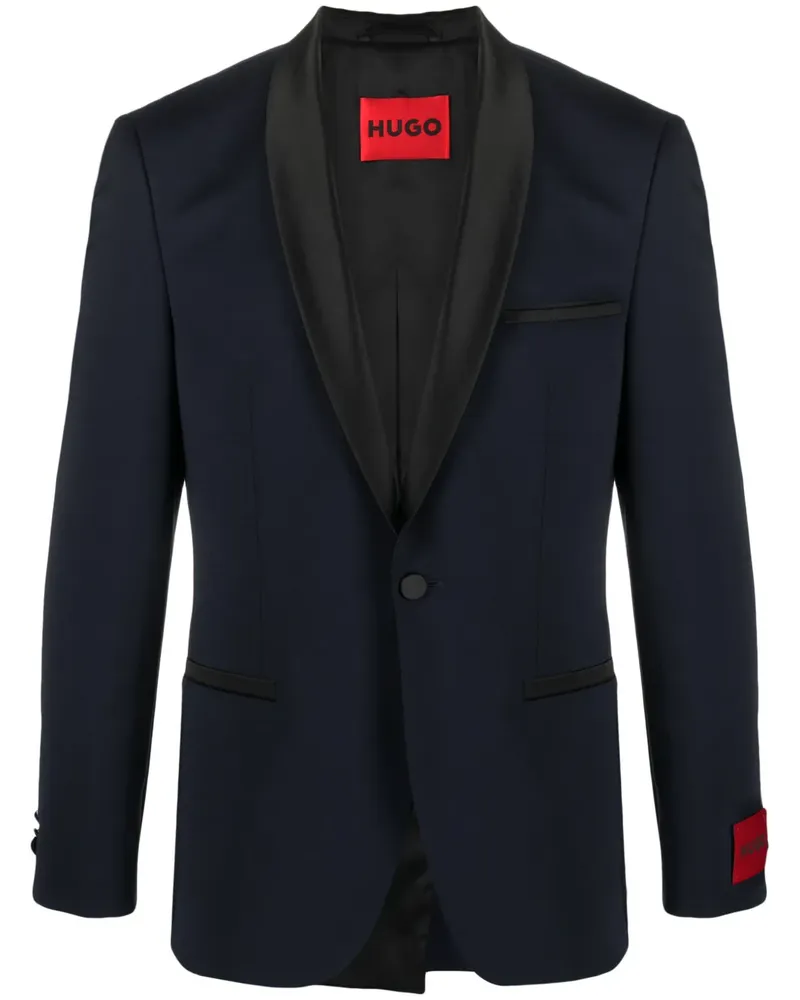 HUGO BOSS Klassischer Smoking - Blau Blau