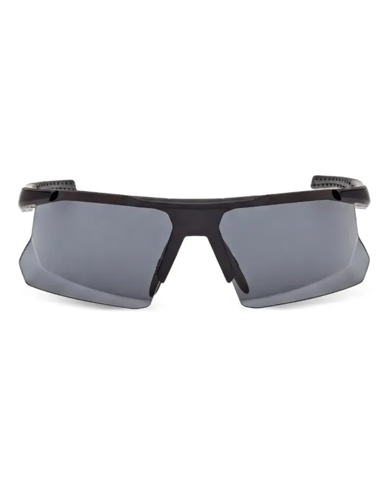 adidas Dunamis Bi Sonnenbrille mit geometrischem Gestell - Schwarz Schwarz