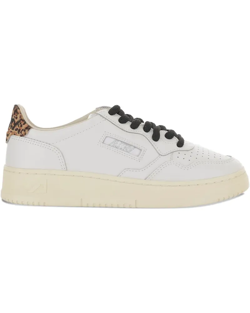 AUTRY Sneakers mit Leoparden-Detail - Weiß Weiß