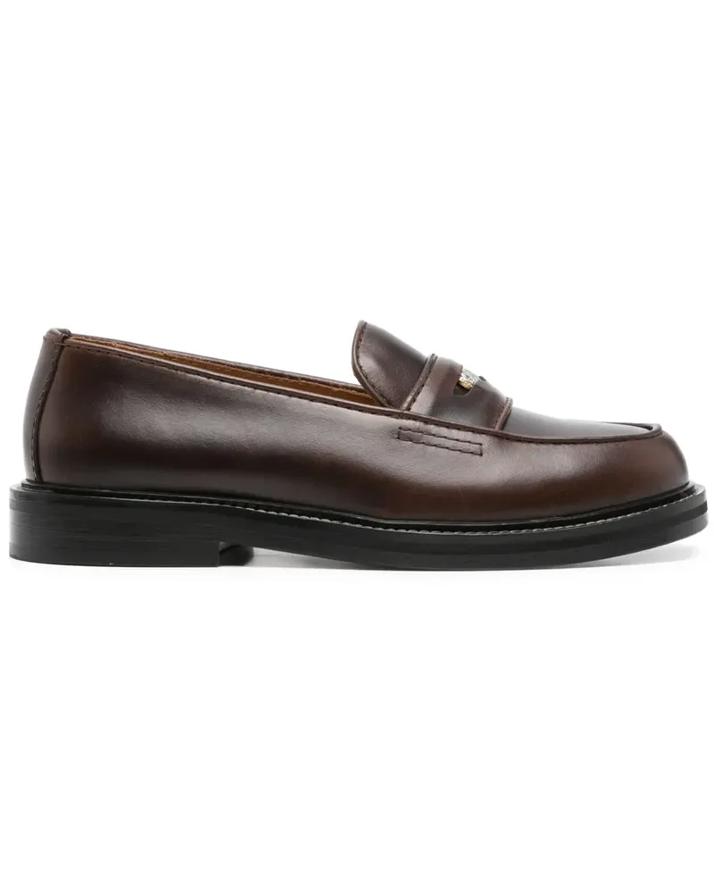 A.P.C. Brown leather A.P.C. x Marc Jacobs loafers - Braun Braun