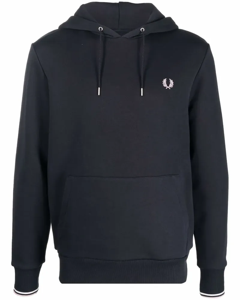 Fred Perry Hoodie mit Logo-Stickerei - Blau Blau