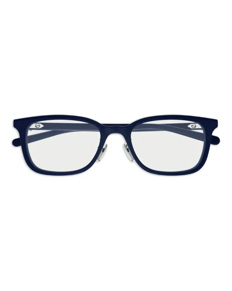 Gucci Brille mit eckigem Gestell - Blau Blau