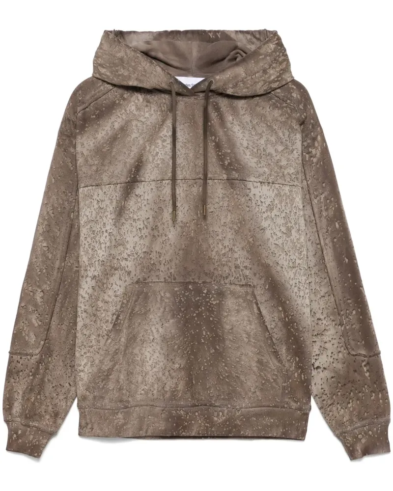 Études Studio Hoodie mit Camouflagemuster - Braun Braun