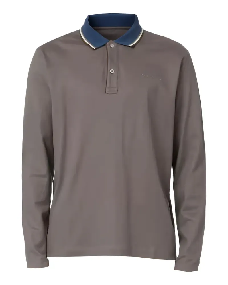 Paul & Shark Langärmeliges Poloshirt - Grau Grau
