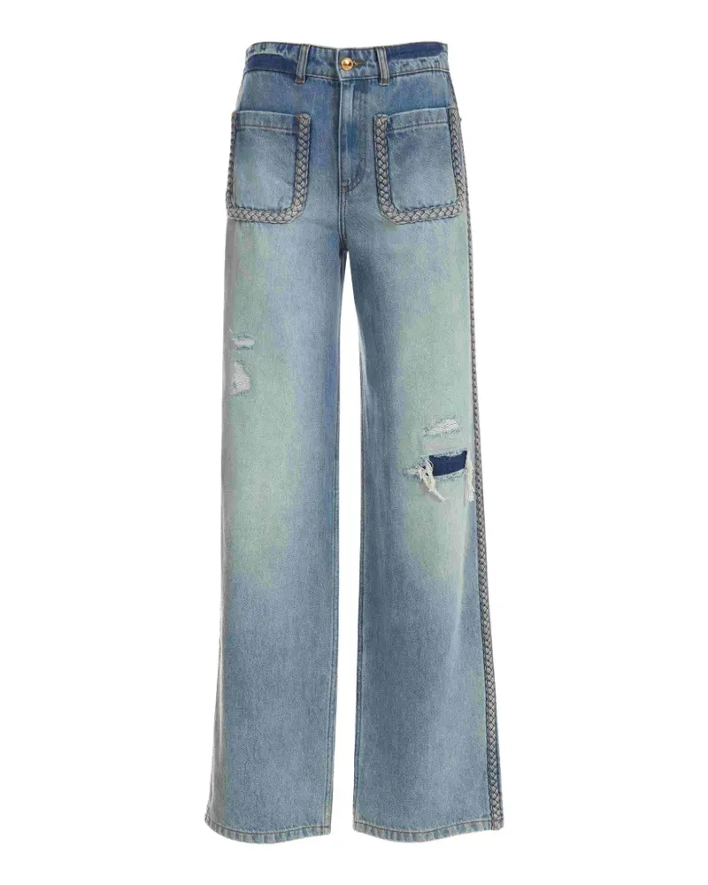 Just Cavalli Jeans im Distressed-Look - Blau Blau