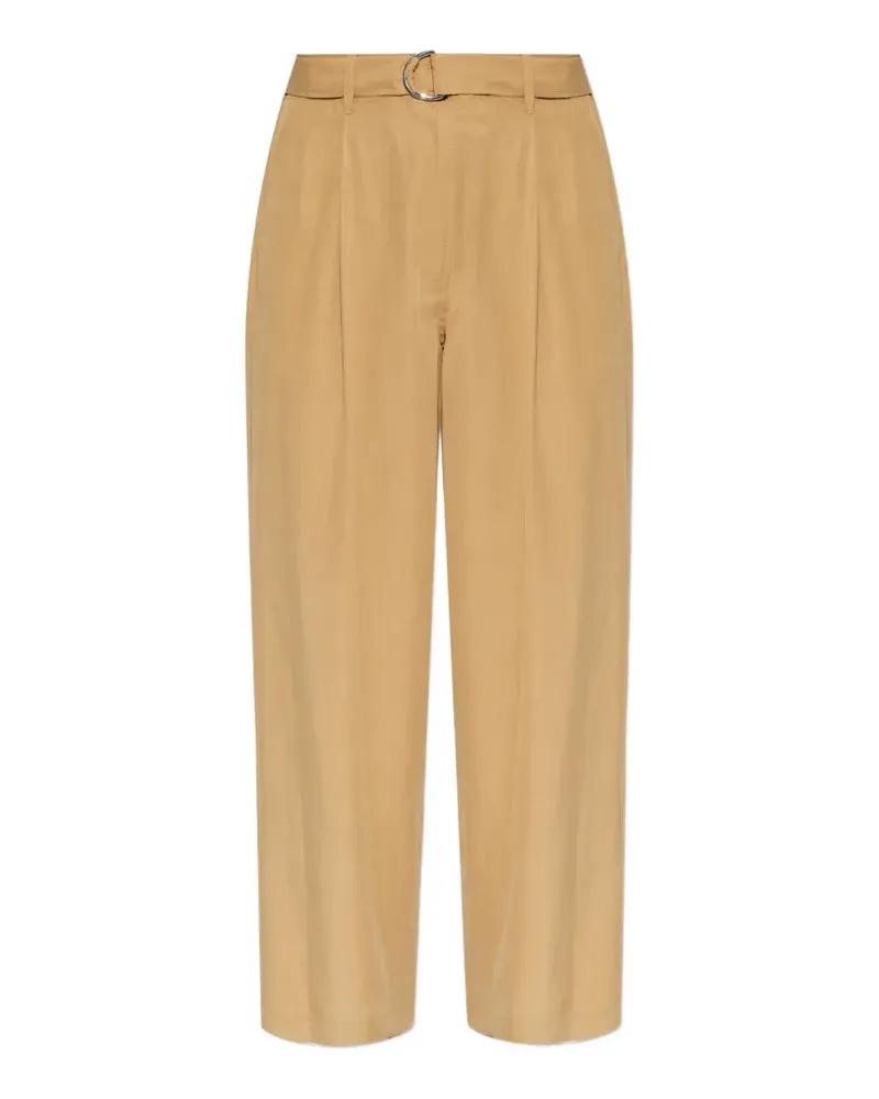 Paul Smith Plissierte Hose mit Gürtel - Nude Nude