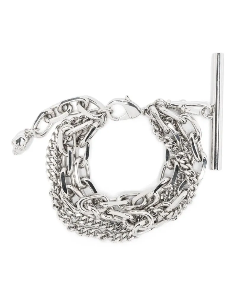 Alexander McQueen Kettenarmband im Layering-Look - Silber Silber