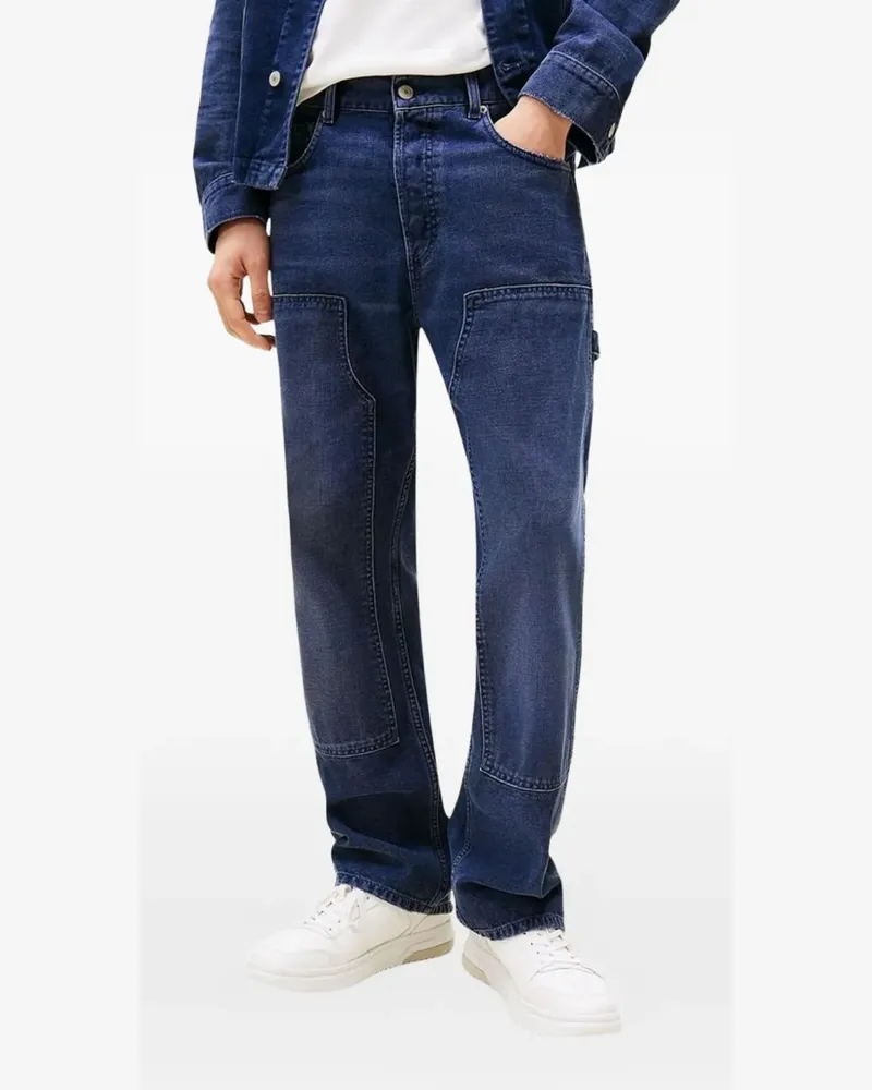 Tommy Hilfiger panelled hammer-loop jeans - Blau Blau