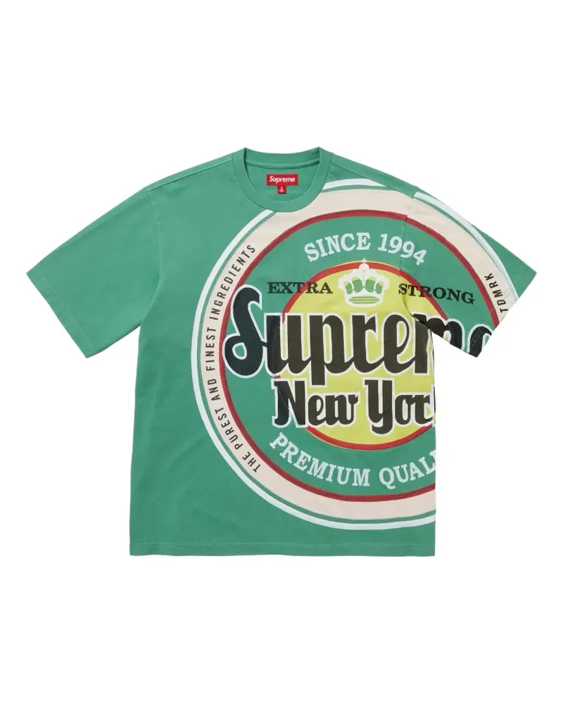 Supreme Being lager-print T-shirt - Grün Grün