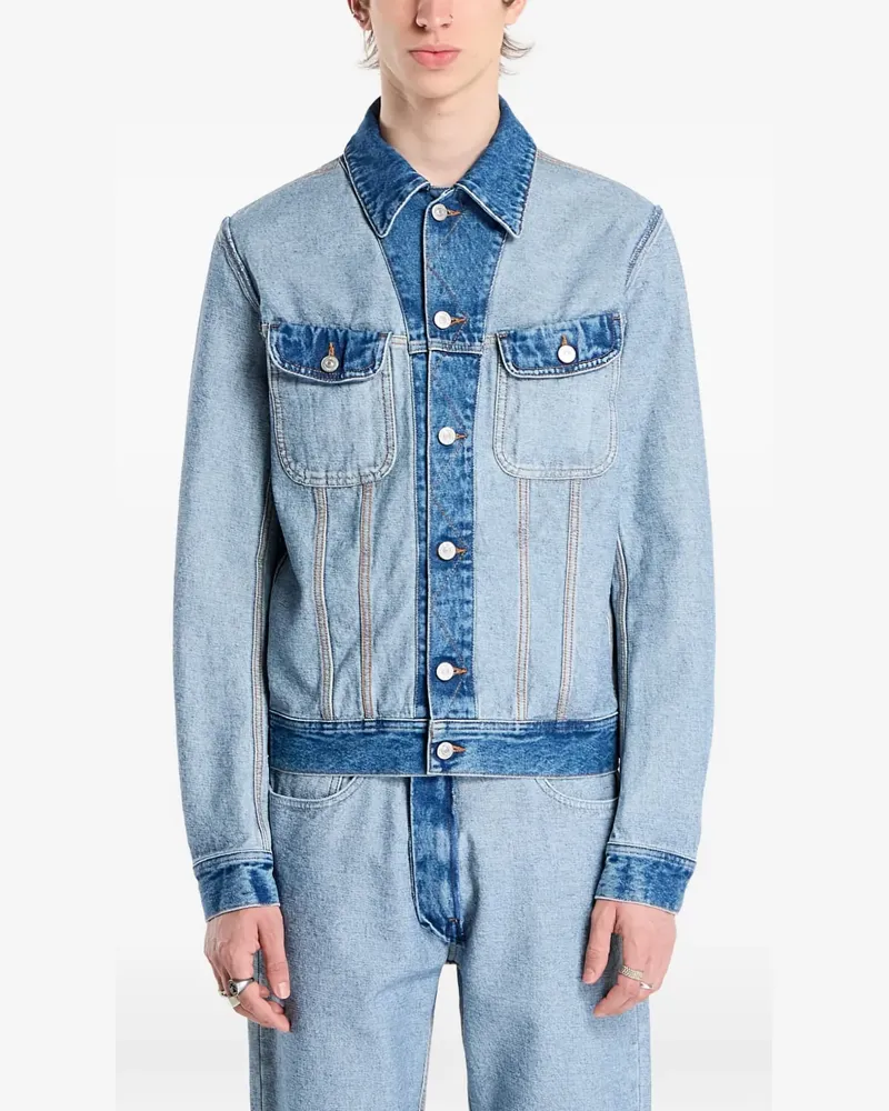 Maison Margiela flap-pockets denim jacket - Blau Blau