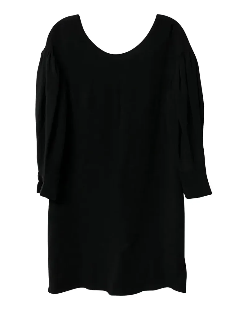Simone Rocha boat-neck mini dress - Schwarz Schwarz