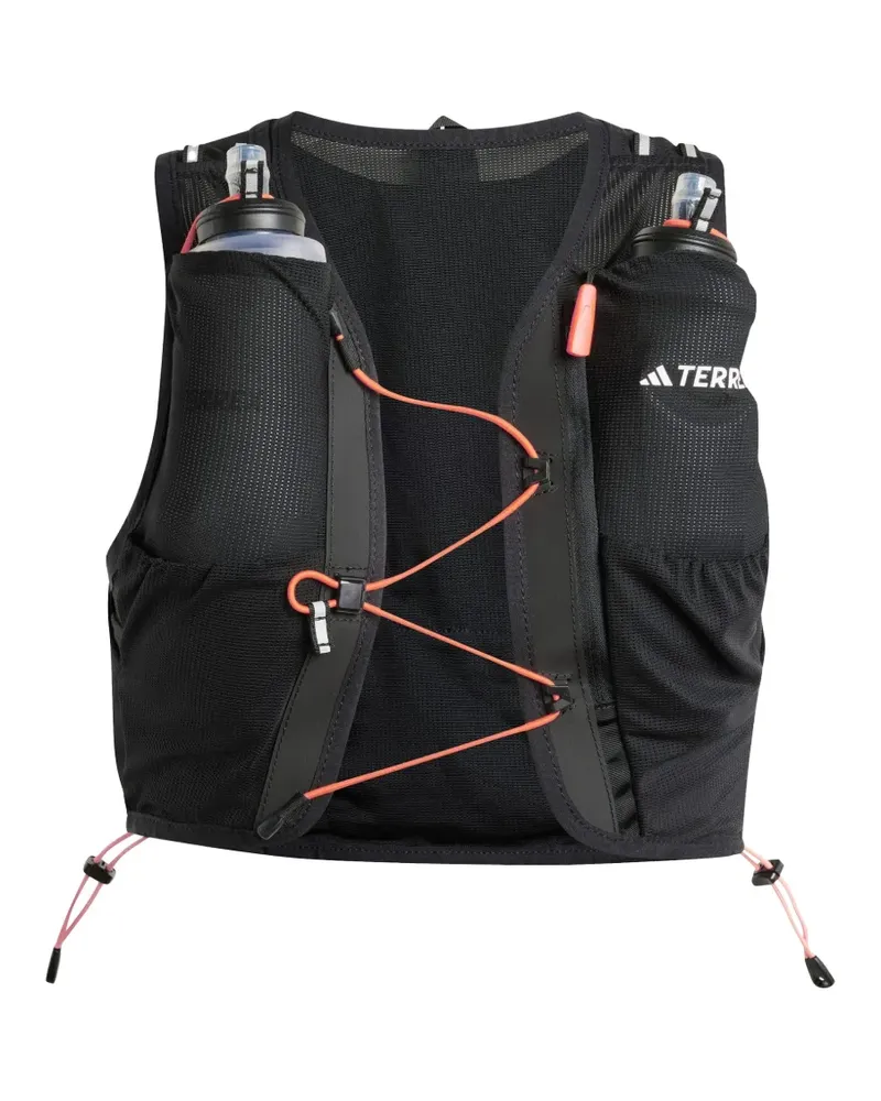 adidas logo trail running gilet - Schwarz Schwarz