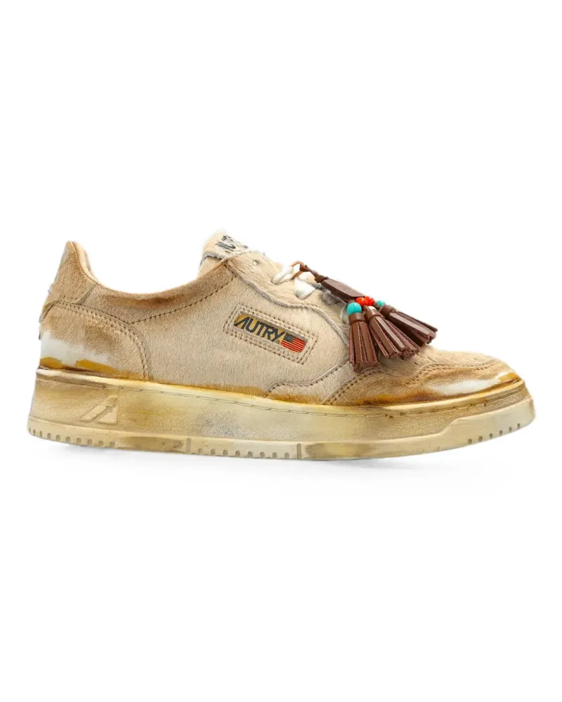 AUTRY Medalist Sneakers mit Quasten - Nude Nude